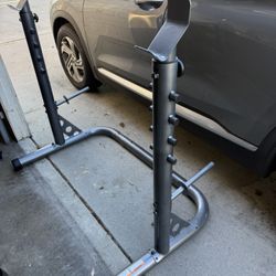 Adjustable Barbell Stands – Great Condition