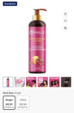 Mielle pomegranate shampoo & conditioner