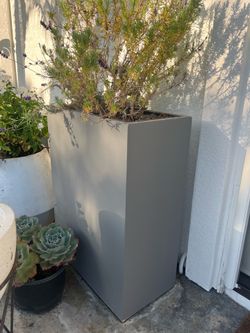 West Elm Custom Paint Outdoor Planters (4)