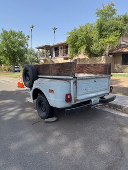 1967 to 1971 Chevy stepside truck bed independent suspension made into a trailer