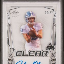 2023 LEAF TRINITY CLEAR AUTOGRAPHS [#22/99]
#CADM1 DRAKE MAYE PSA 9 AUTO ROOKIE CARD 