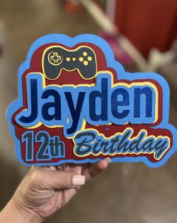 Cake Topper Personalized 