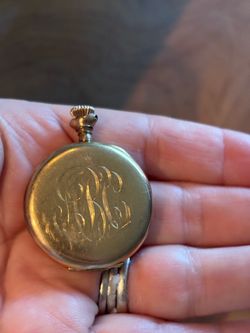 Vintage Waltham jewelers pocket watch