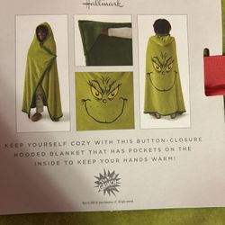 how the grinch stole christmas hooded blanket
