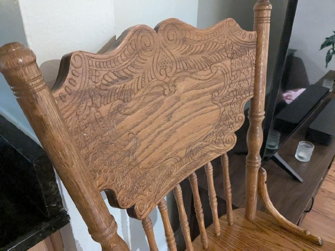 Wooden Barstools Set Of 4