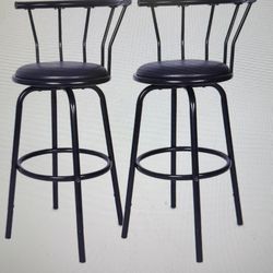 back black metal Barstool Stool
