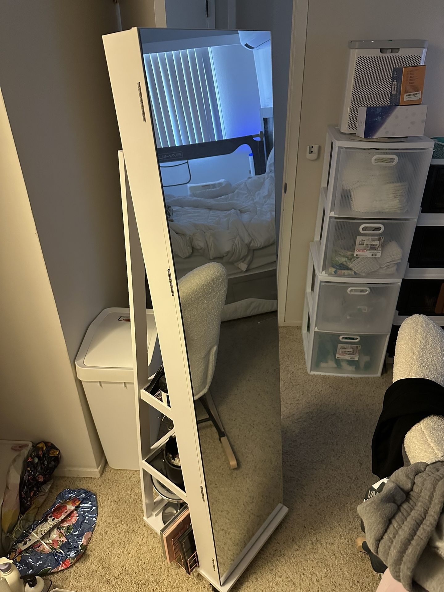 Vanity Storage Mirror