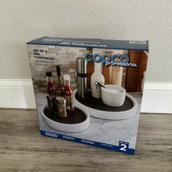 Copco Professional Pro Turntables Set of 2 for Condiments, Snacks and Beverages