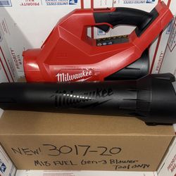 Milwaukee M18 Fuel Blower. Tool And Only. Model #3017-20. (New From Kits)