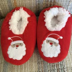 Toddler Santa Slippers 