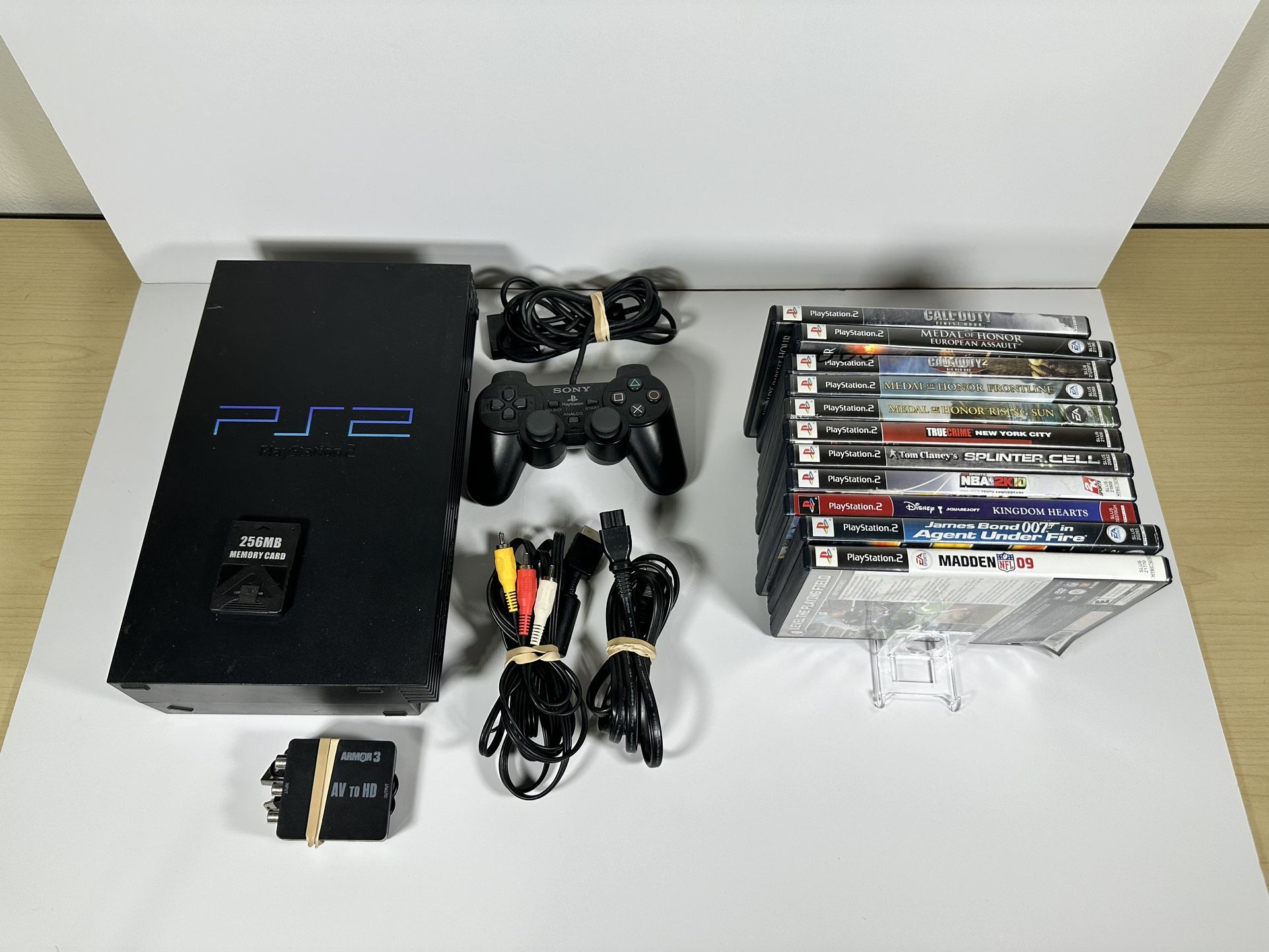 PS2 Fat Model + 11 Games