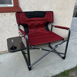 NEW! Ozark Trail  XXL Tailgating / Picnic / Camping Director Chair ( Silla Grande XXL ) 