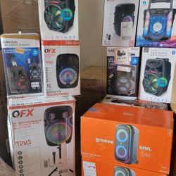 Portable Party Speaker Bluetooth New All Sizes Start At $35