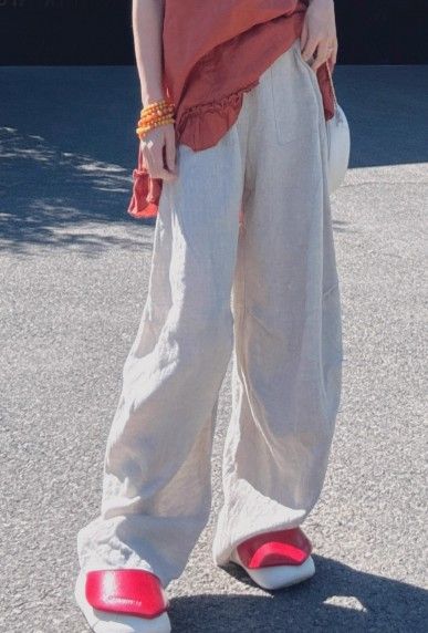 Summer relaxed fit kids' pants - 2025 new trendy style - loose and laid-back style - casual and soft texture - slimming effect - linen long pants