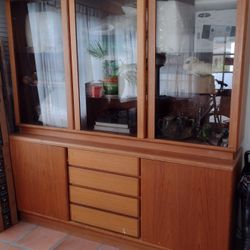 Scandinavian Teak China Cabinet.