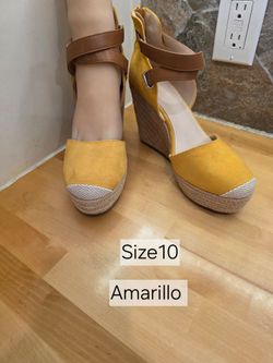 New Women's Ankle Strap Wedge Sandals With Closed Toe A nd Platform Heel