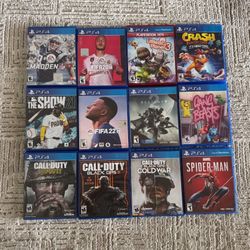 PS4 Games lot of 12