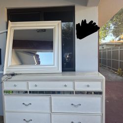 Dresser And Mirror