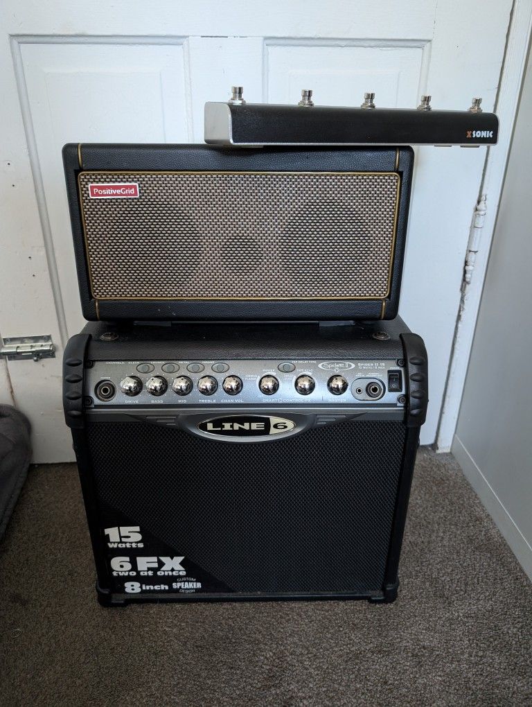 Spark 40 Amplifier Plus Line 6 Spider 2 15 Watt Amplifier
