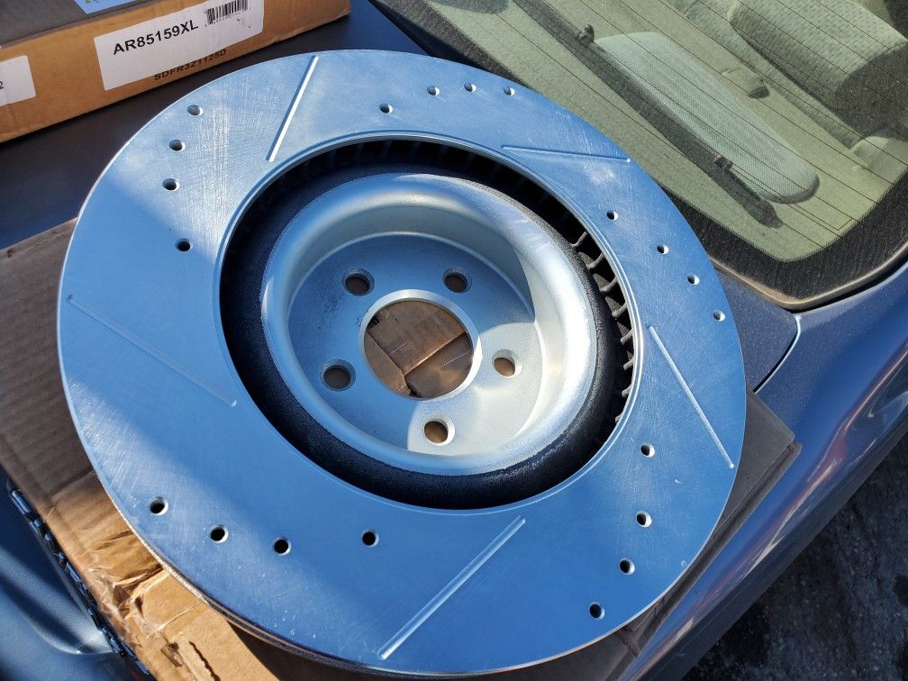 2015-2018 ford mustang power stop brake rotor