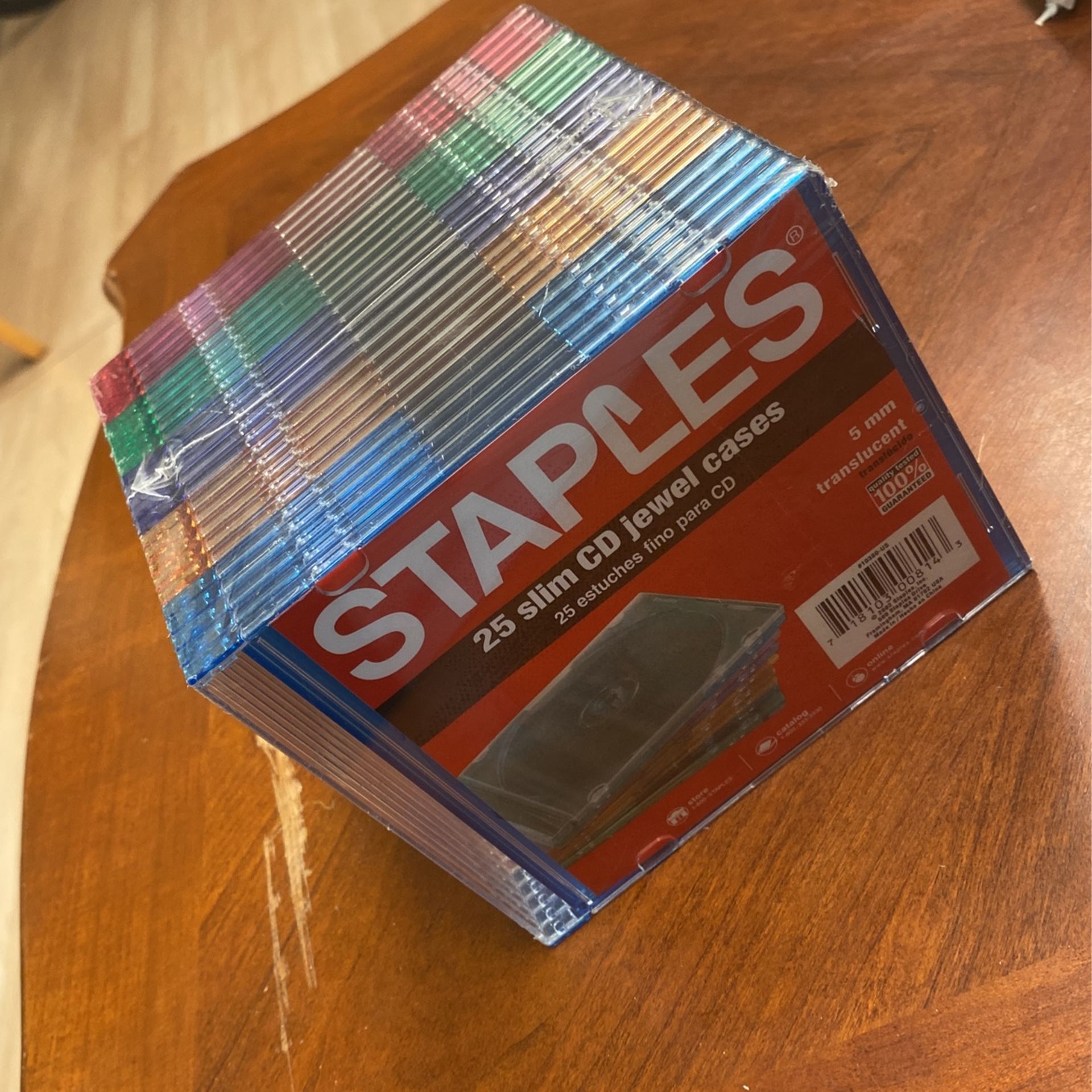25 slim CD cases