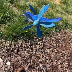 Three lawn ornaments