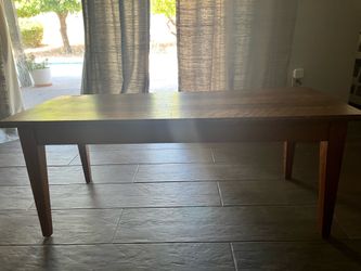 Wooden coffee table