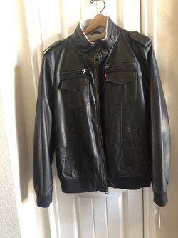 Mens Levi’s Aviator Sherpa Lined Jacket