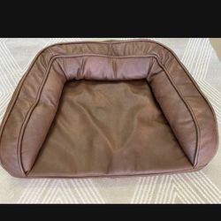 Leather New Dog Bed, Kirkland Costco Quality. Nice Color