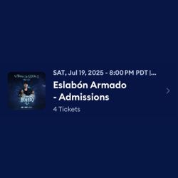 FRONT ROW TICKETS Eslabon Armado concert tickets at Peacock theater