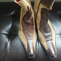 Vero Cuoio Cow Hair ,leather JOGhost Sexy Shoes 