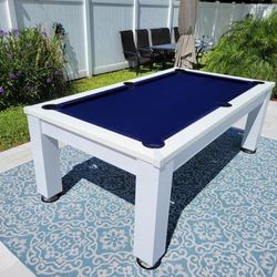 Outdoor Dining Pool Table 