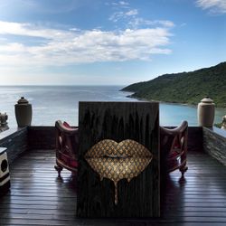 LLouis V. Lips Large Framed Canvas Wall Art. Start @$89 Over 700 Museum Quality Paintings ArtworkAddict(dot)com for Sizes & Specials! Ez Returns + LO