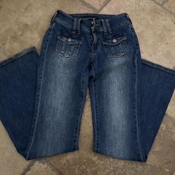 aeropostale low rise flare jeans