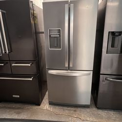 Stainless Steel New Scratch And. Dent Refrigerator 30” Wide 