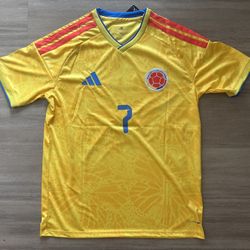 Colombia Home Jersey Luis Díaz Size L