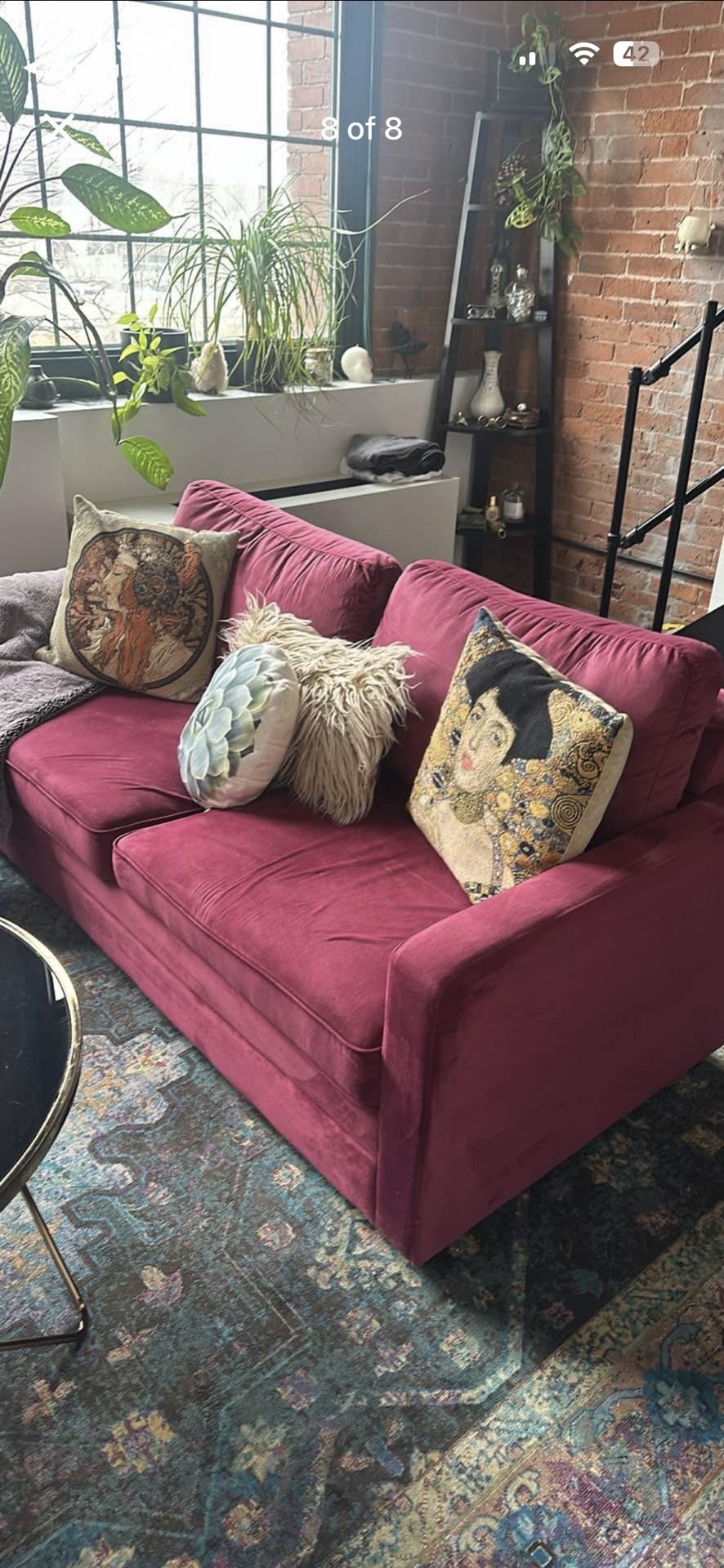 Wayfair Velvet Pullout Sleeper Couch