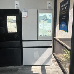 Samsung Family Hub 29 Cubic Ft. AI Vision Inside 4-Door Refrigerator White Glass💥FINANCING AVAILABLE 💥