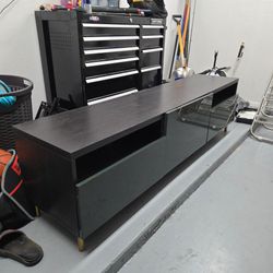 Green and Black Media Console