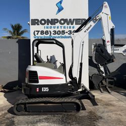 2017 Bobcat E35i Mini Excavator – Deluxe Panel