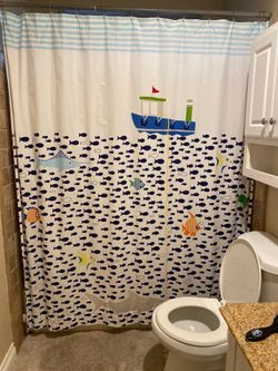 Pottery Barn Kids Shower Curtain