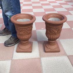 New Flower Pots Made Out Of Cement Perfect Gift 💝 