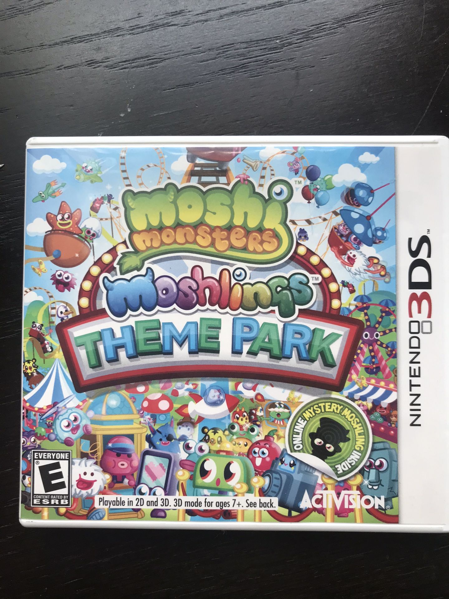 Moshi Monsters Moshlings theme park Nintendo 3DS