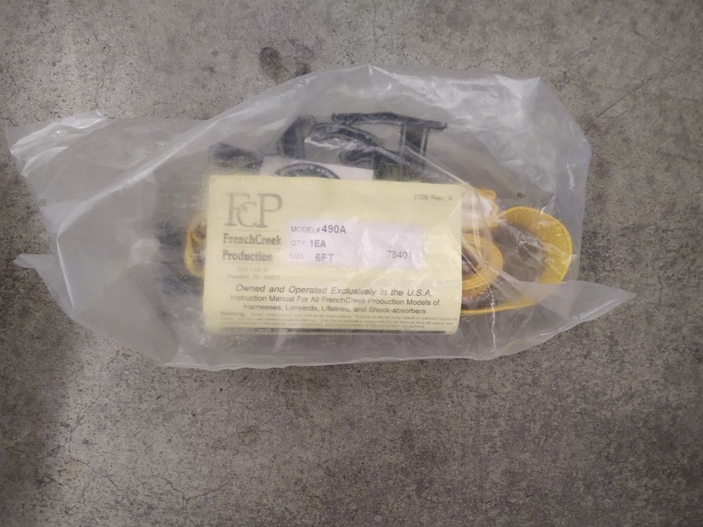 French Creek Shock Absorbing Web Lanyard - Model 490A - 6ft