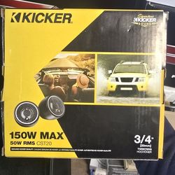 Kicker 3/4" Tweeters