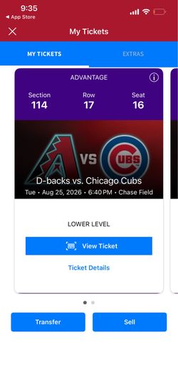 Diamondbacks vs Cubs Tickets