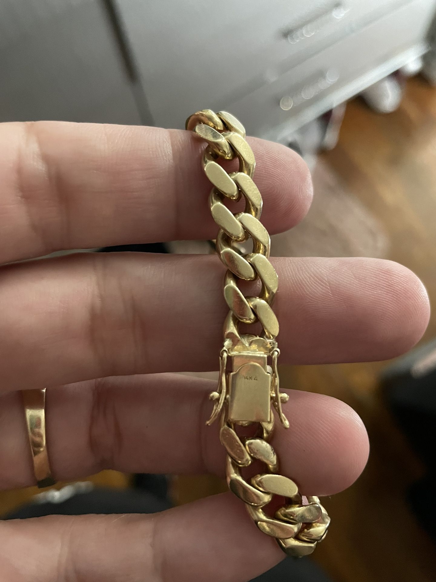 14k Miami Cuban Bracelet 52 Grams 8mm