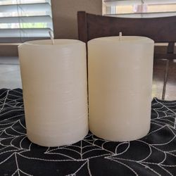 Pair Of Pillar Candles