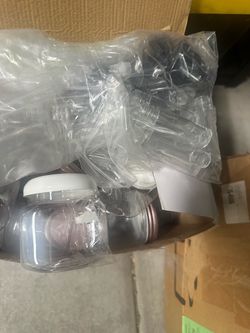 Bulk Lot Clear Plastic Dropper Bottles and Jars