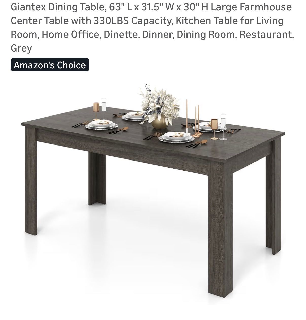 Dining Table (New in Box)